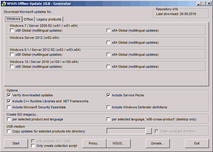 WSUS offline